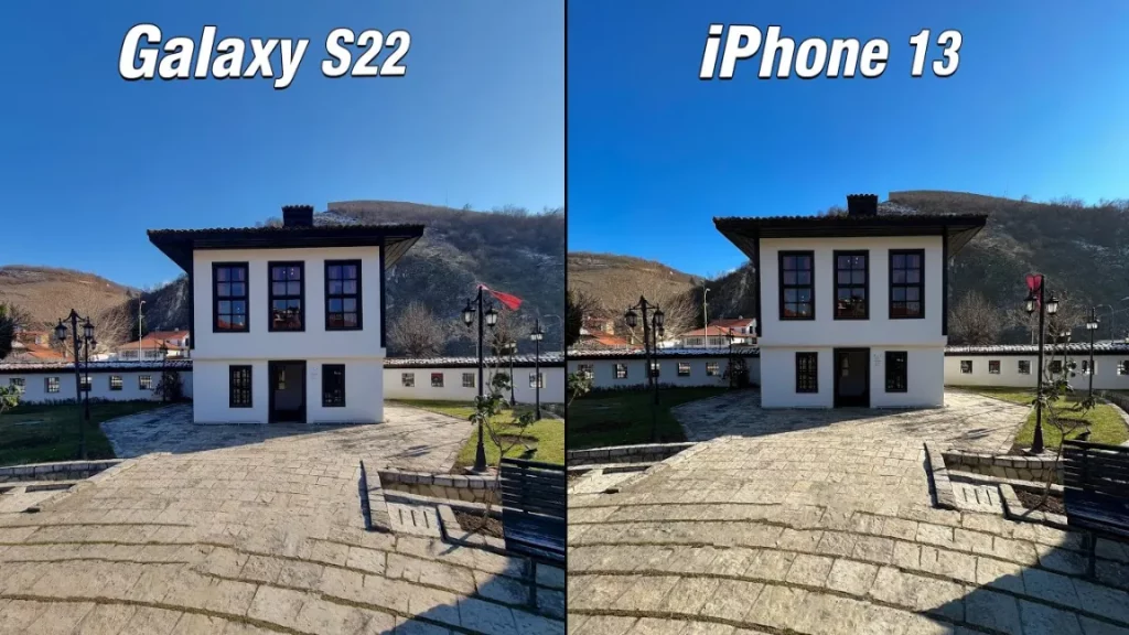 השוואת איכות מצלמה בין אייפון 13 לגלקסי s22
