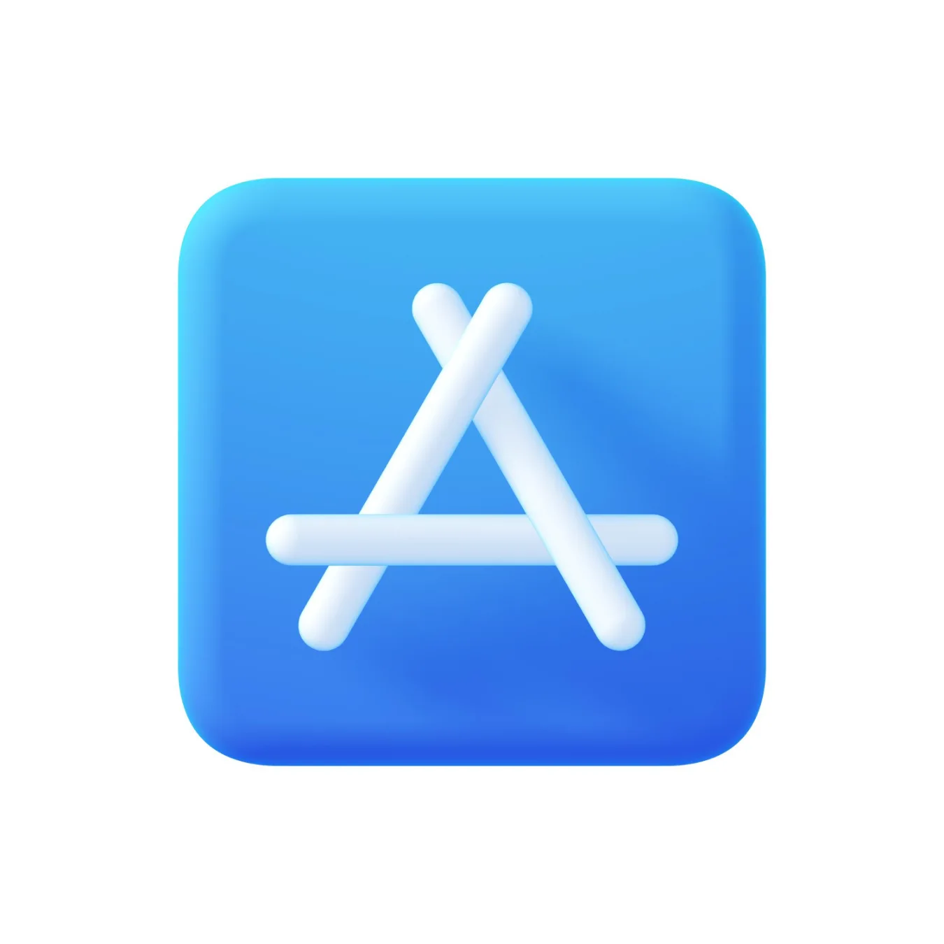 לוגו appstore של חברת אפל